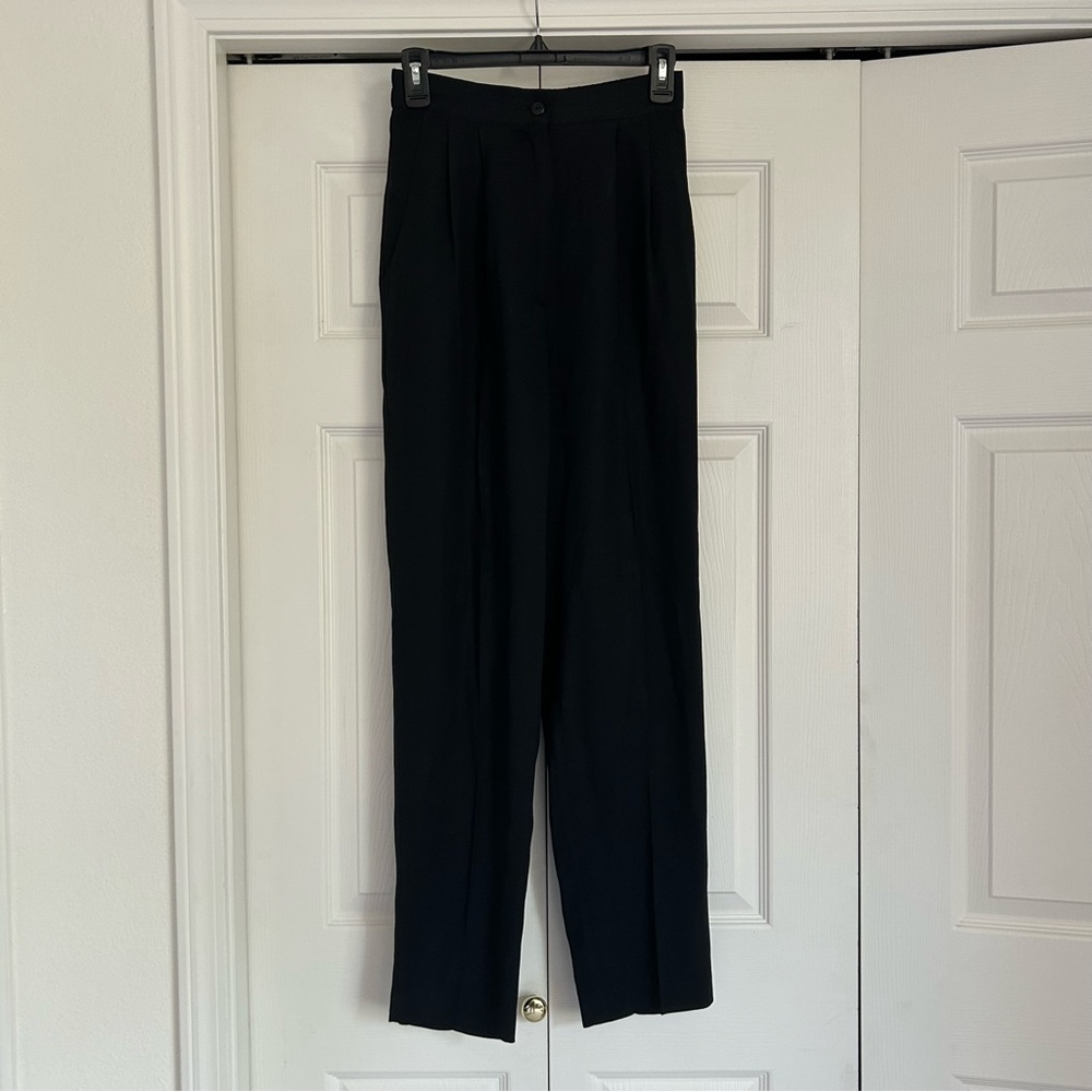Black High Waisted Dress Pants